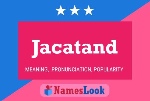 Jacatand Naam Poster