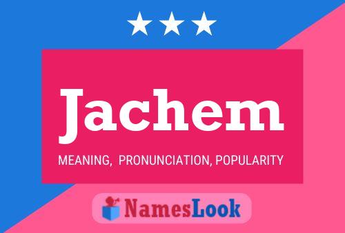 Jachem Naam Poster