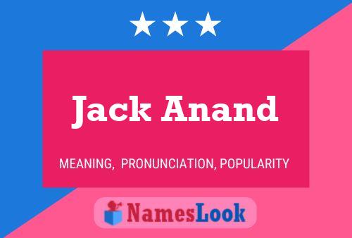 Jack Anand Naam Poster