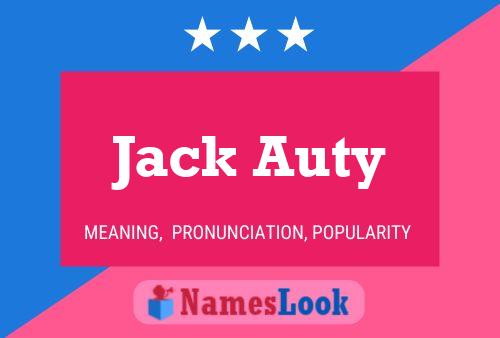 Jack Auty Naam Poster