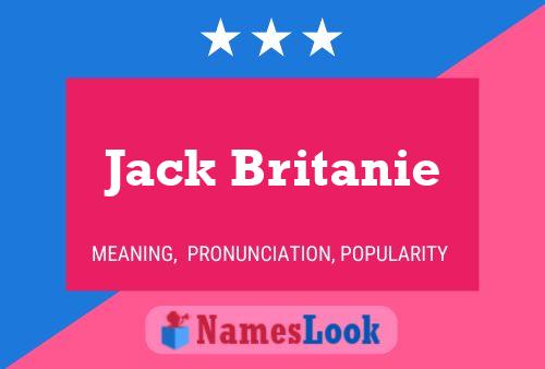 Jack Britanie Naam Poster