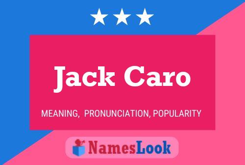 Jack Caro Naam Poster