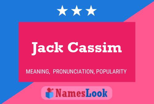 Jack Cassim Naam Poster