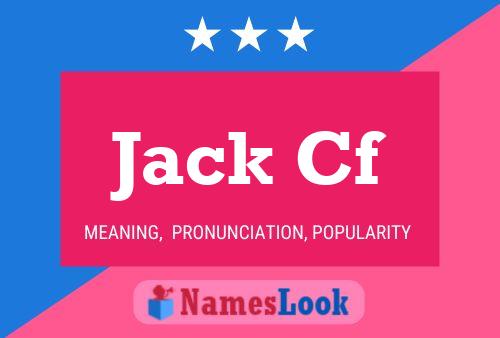 Jack Cf Naam Poster