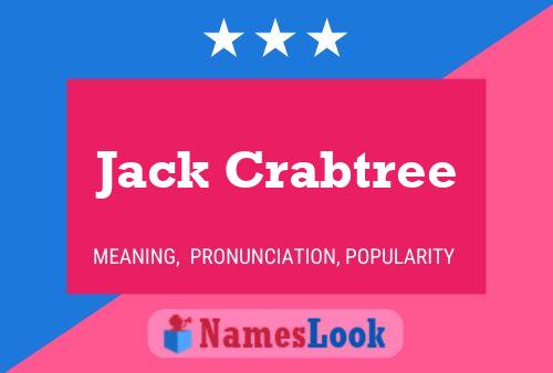 Jack Crabtree Naam Poster