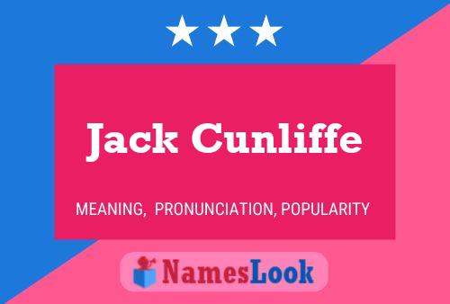 Jack Cunliffe Naam Poster