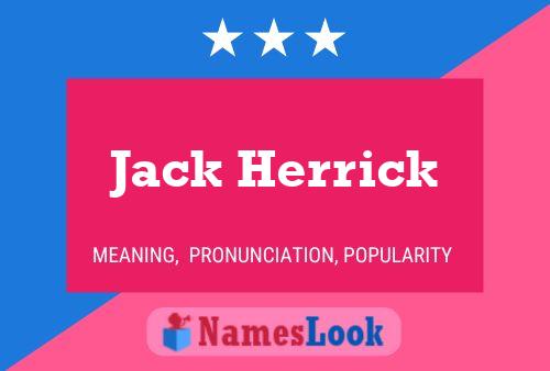 Jack Herrick Naam Poster