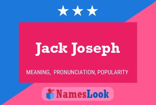 Jack Joseph Naam Poster