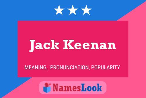 Jack Keenan Naam Poster