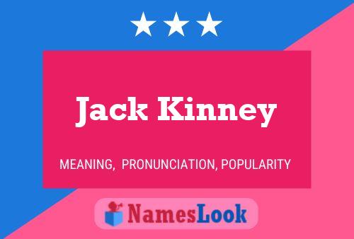 Jack Kinney Naam Poster