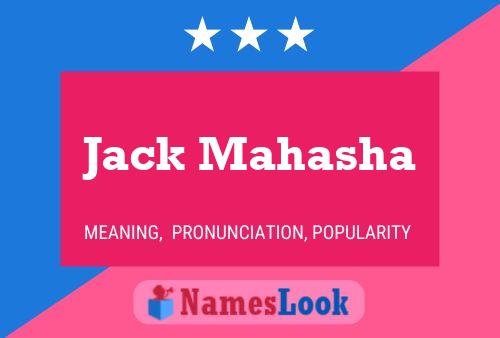 Jack Mahasha Naam Poster