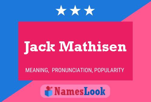 Jack Mathisen Naam Poster