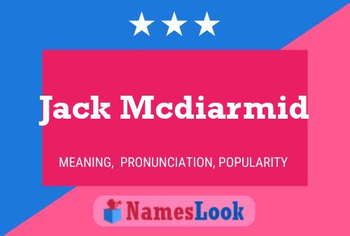 Jack Mcdiarmid Naam Poster