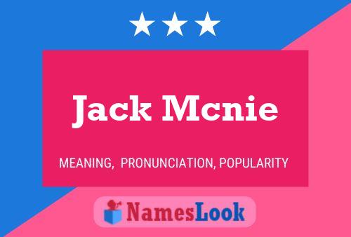 Jack Mcnie Naam Poster