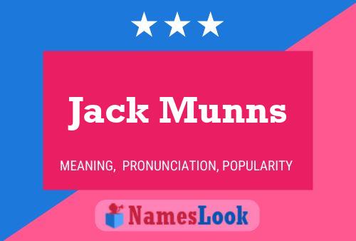 Jack Munns Naam Poster