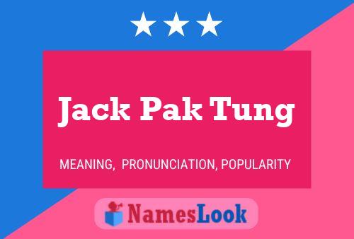 Jack Pak Tung Naam Poster