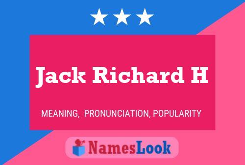 Jack Richard H Naam Poster