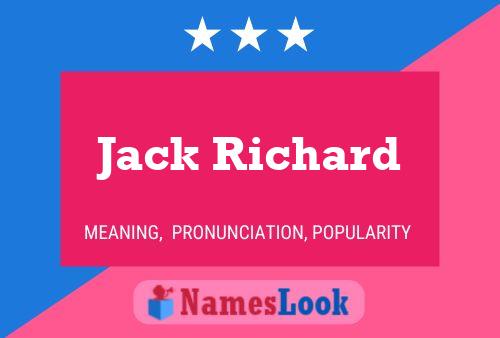 Jack Richard Naam Poster