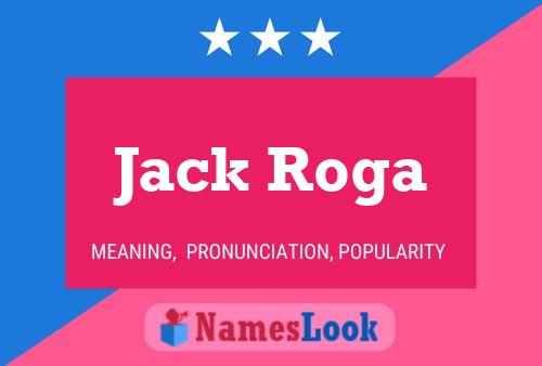 Jack Roga Naam Poster