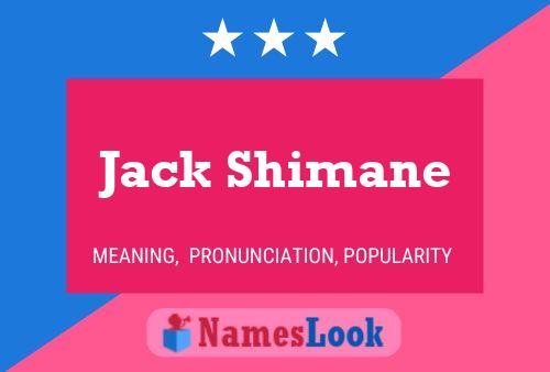 Jack Shimane Naam Poster