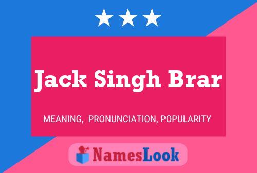 Jack Singh Brar Naam Poster