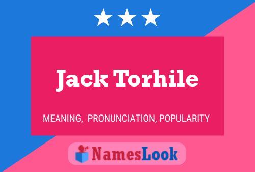 Jack Torhile Naam Poster