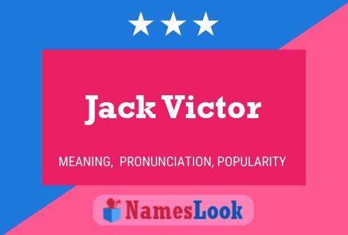 Jack Victor Naam Poster