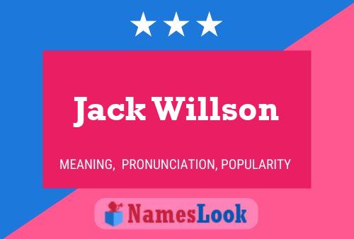 Jack Willson Naam Poster