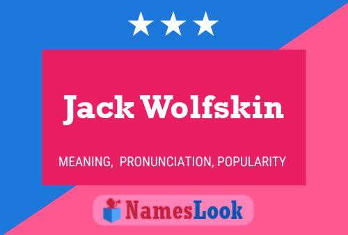 Jack Wolfskin Naam Poster