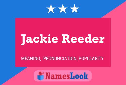 Jackie Reeder Naam Poster