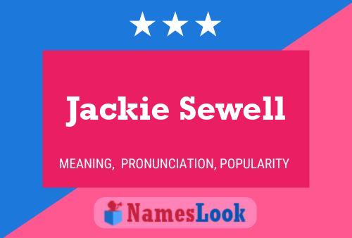 Jackie Sewell Naam Poster