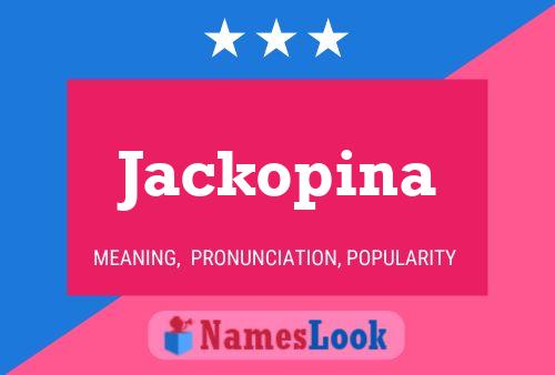 Jackopina Naam Poster