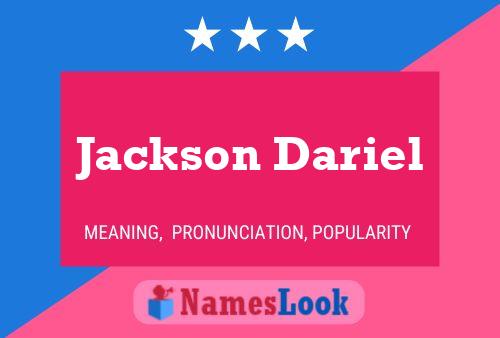 Jackson Dariel Naam Poster