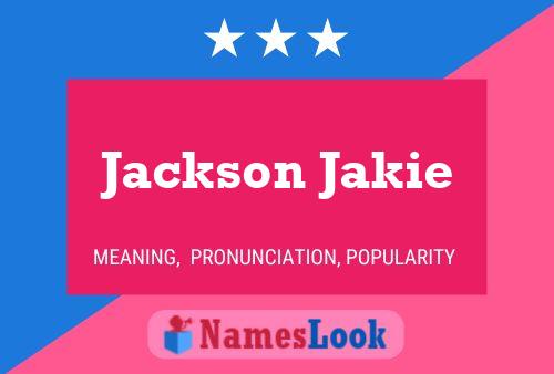 Jackson Jakie Naam Poster