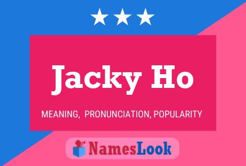 Jacky Ho Naam Poster