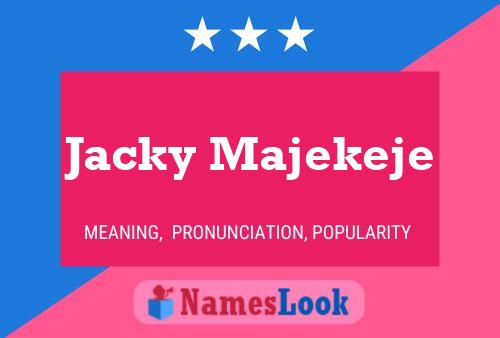 Jacky Majekeje Naam Poster