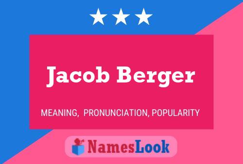 Jacob Berger Naam Poster