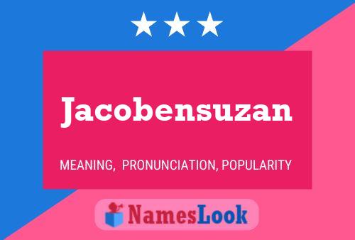 Jacobensuzan Naam Poster