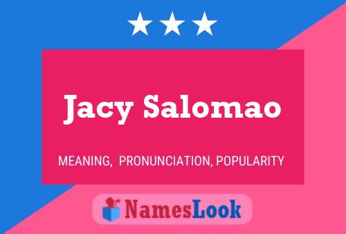 Jacy Salomao Naam Poster