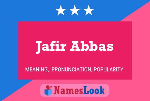 Jafir Abbas Naam Poster