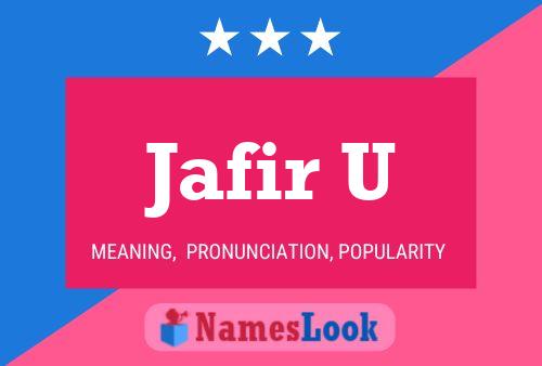 Jafir U Naam Poster