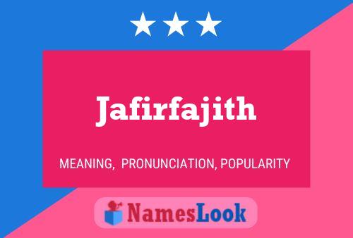 Jafirfajith Naam Poster