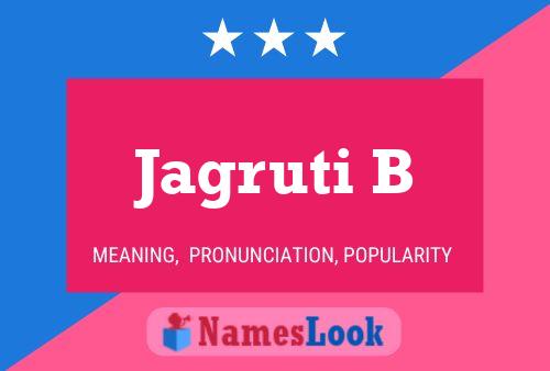 Jagruti B Naam Poster