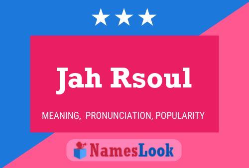 Jah Rsoul Naam Poster