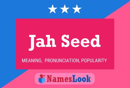 Jah Seed Naam Poster