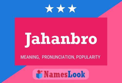 Jahanbro Naam Poster