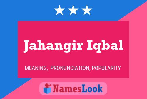 Jahangir Iqbal Naam Poster