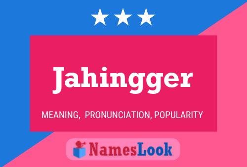 Jahingger Naam Poster