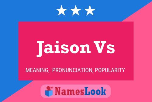 Jaison Vs Naam Poster