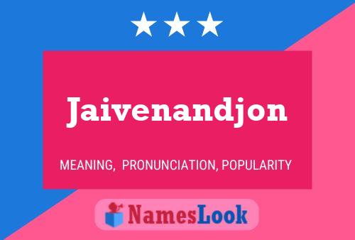 Jaivenandjon Naam Poster